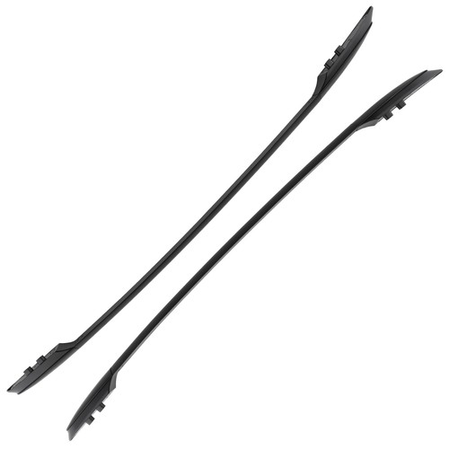 2pcs roof rails bars black - 2pcs,