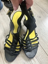 Nine West Ladies High Heel Strappy Sandals Us Size 9.5m Uk 7.5