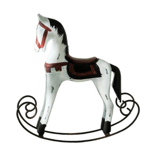 Wooden horse figurine rocking - figurine,