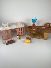 Sylvanian Families Accessories Bundle Pirate Ship Flower Shop Spares Extras