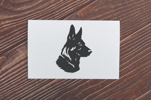 Vinyl decal german shepherd - vinyl,