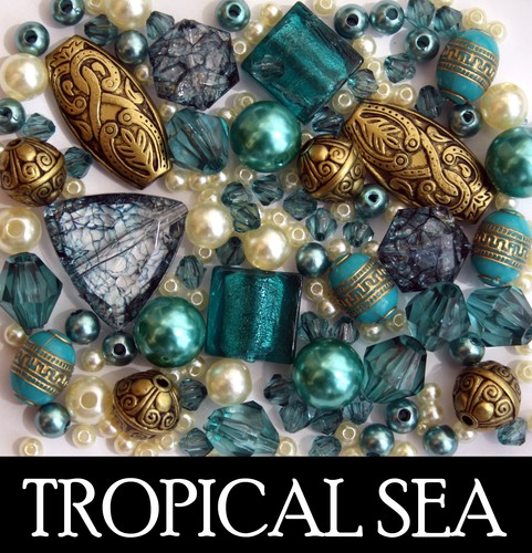 Mixed jewellery making - mixed, beads