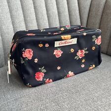 Cath Kidston Blue Navy Floral Washbag / Purse / Make-up Travel Bag/ Medium Size