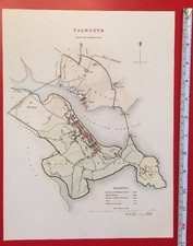 Old Antique Victorian map of
