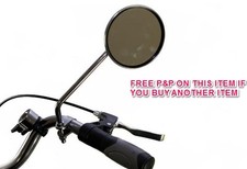 RALEIGH ROUND CYCLING MIRROR HANDLEBAR BIKE ROUND CHROME FROM RALEIGH AMA134