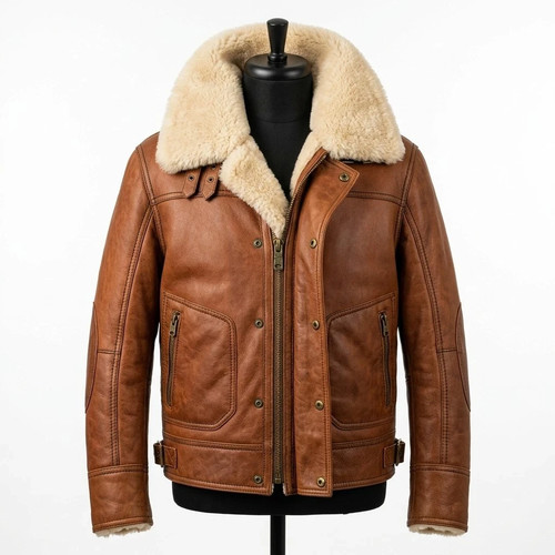 Mens shearling sheepskin - shearling,