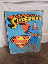 Vintage Superman Light Metal