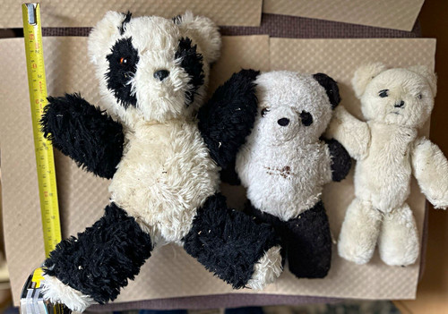 Vintage 1950s 1960s - panda, &