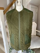Hoggs of Fife Men's Sueded Moleskin Quilted Gilet Size M