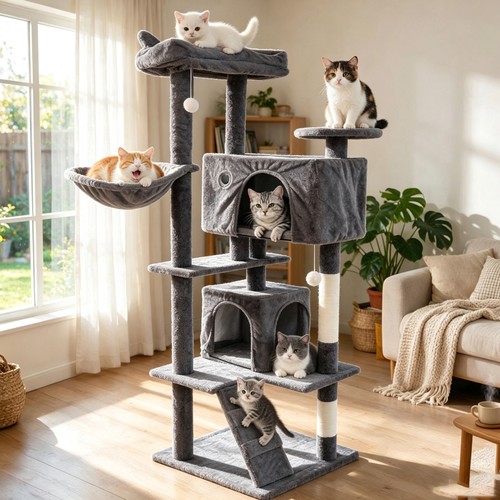 144cm cat tree scratching - tree,