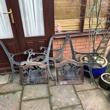Cast Iron Bench Ends Chairs