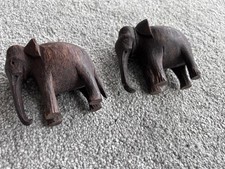 A PAIR OF VINTAGE HAND CARVED
