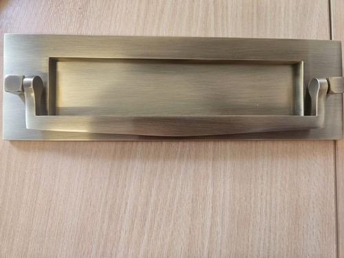 Postal knocker letter plate - letter,
