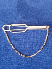 Gold Tone Metal Vintage Stratton Tie Clip