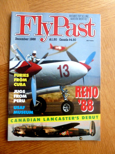 Flypast magazine december 1988 - magazine,