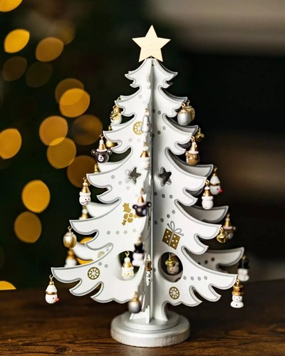 Christmas wooden tree - wooden,