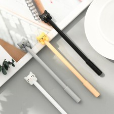 4-12pc Black White Cats Kitten Ballpoint Gel Pens Kids Party Gift Bag Fillers