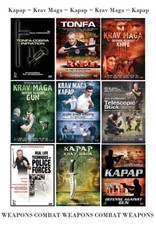 the masters of Krav Maga ~ Kapap Weapons Combat 9 DVD SET gun knife baton....
