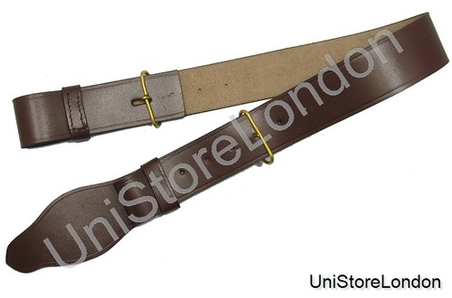 Belt parade brown leather with - belt,