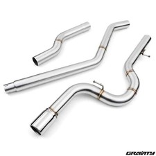 NON RES CAT BACK EXHAUST SYSTEM KIT FOR BMW 1 SERIES E81 118D 120D M47 2003-2007