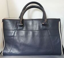 Viyella lovely soft navy/ cream trimming bag