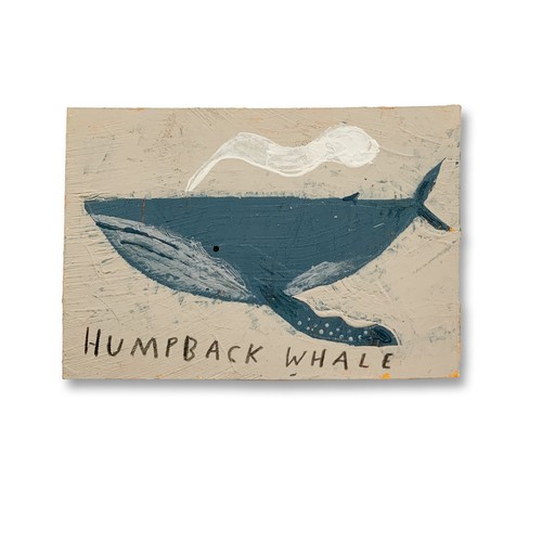 Humpback whale aceo - whale",