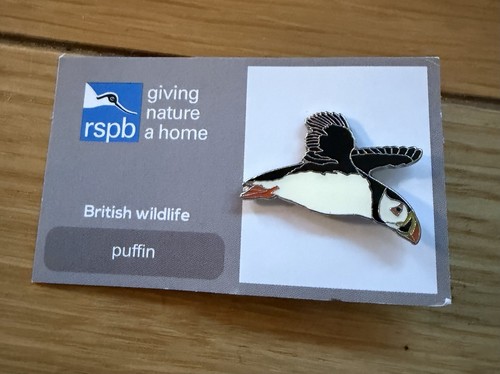 Rspb puffin enamel - rspb, pin