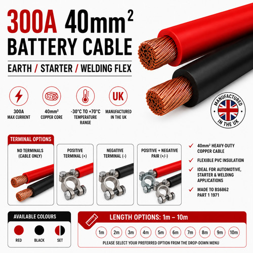 300amp 40mm battery - 300amp,