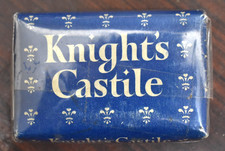 Vintage 1950s Sealed Knight's Castile Soap With Unused Contents