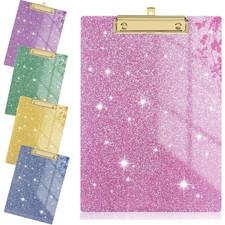 A4 Glitter Acrylic Clipboard