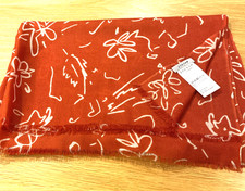 Jigsaw Fine Wool Print Scarf