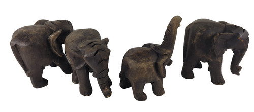 Set wooden carved - x,