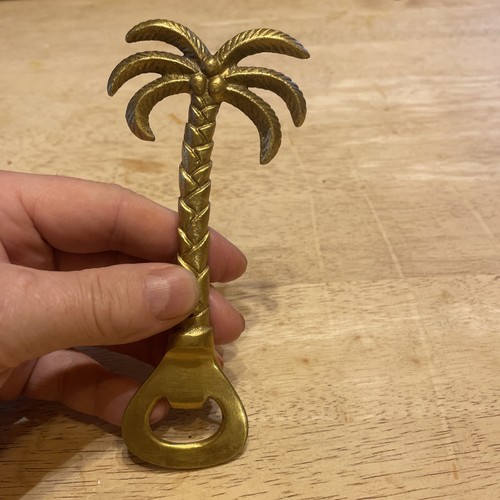 Vintage solid brass - solid, bottle