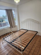 Vintage wrought iron king-size