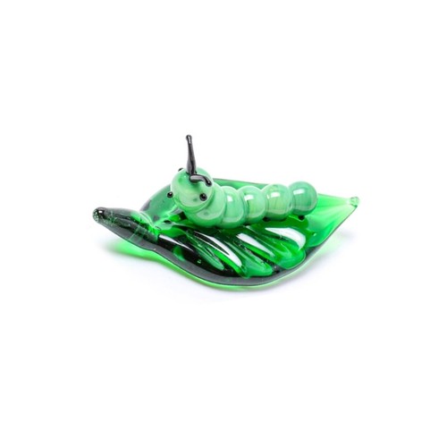 Art glass insect miniature - glass,