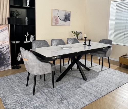 Ceramic dining table ext - dining,
