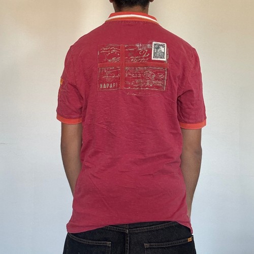 Napapijri avant garde red - red, polo