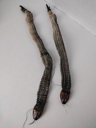 Pair vintage wooden head - pair,