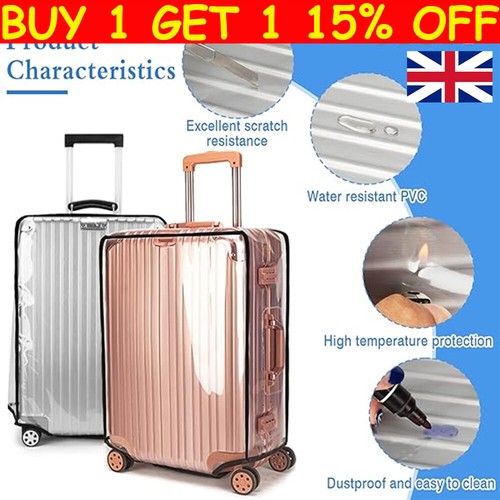 Pvc transparent travel luggage - transparent,