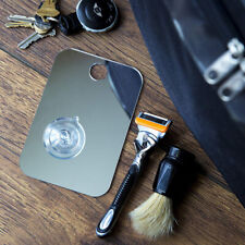 Unbreakable Travel Portable Anti-Fog Shower Shaving Mirror with Suction Hook NEW