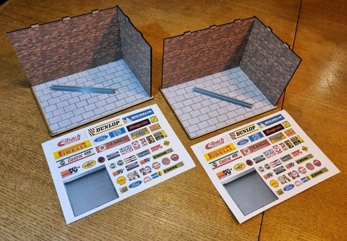Stacking garage scene flatpack - scene,