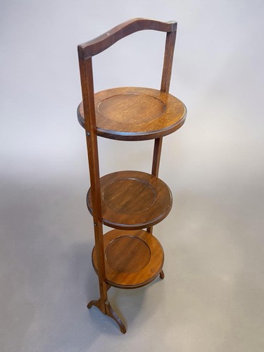 Vintage wooden folding cake - wooden,