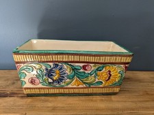 Montrose Italian Pottery Hand Painted Planter Vintage Decorative