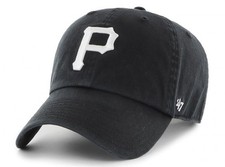 47 Brand Adult Pittsburgh Pirates Clean Up Cap / Black White / RRP £24