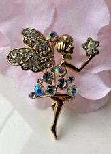 GOLD TONE CLEAR DIAMANTE