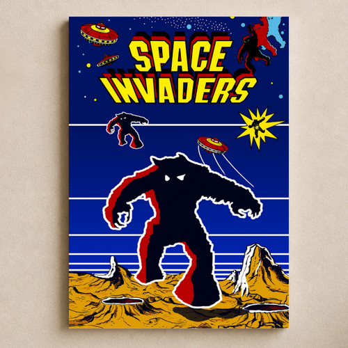 Space invaders retro vintage - invaders,