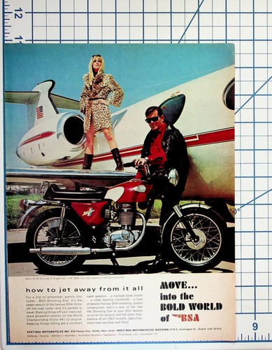 1967 bsa motorcycle - bsa,