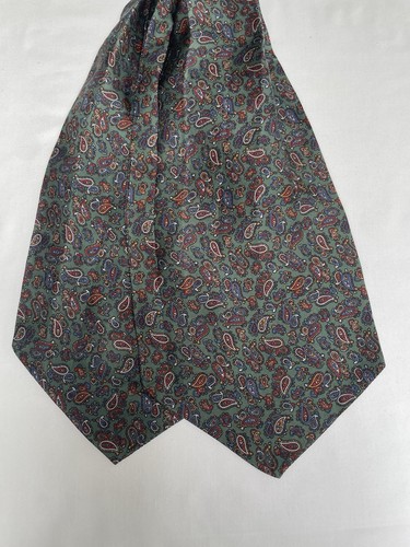 Vintage paisley print silk