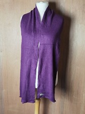 Lacoste Purple Ribbed Fringe