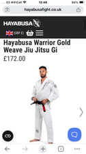 BJj - Hayabusa Warrior Gold Weave Jiu Jitsu Gi A4(BJJ)- PRICE REDUCED 